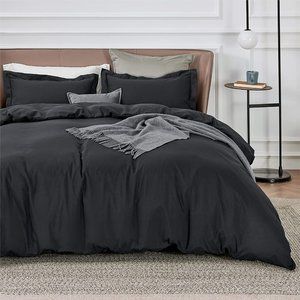 New Full or Queen Duvet Covers Queen Size - Soft Brushed Microfiber 3 Pi…
